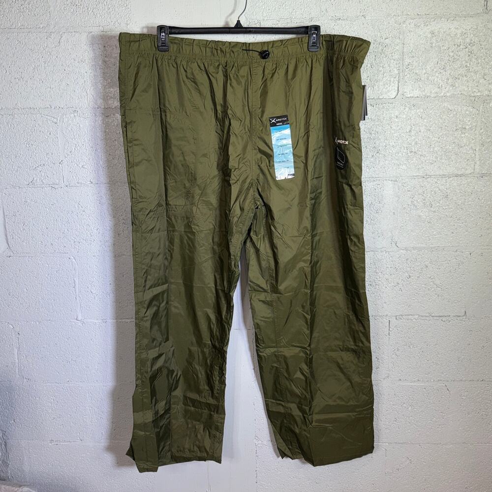 Arctix Men's Storm Rain Pant, Olive 4X 34L